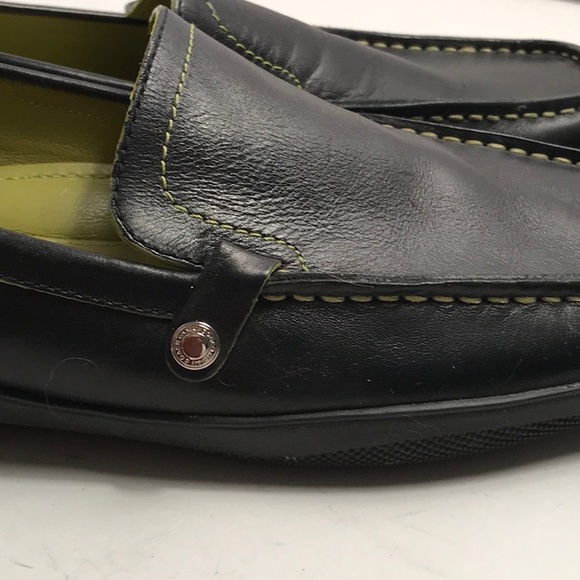 COACH LAMBSKIN BLACK LEATHER DRIVERS - Picture 4 of 6